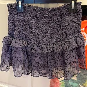 Mustard Seed Skort Purple leopard print Size Small